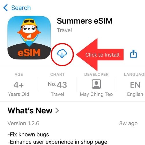 App Store Page