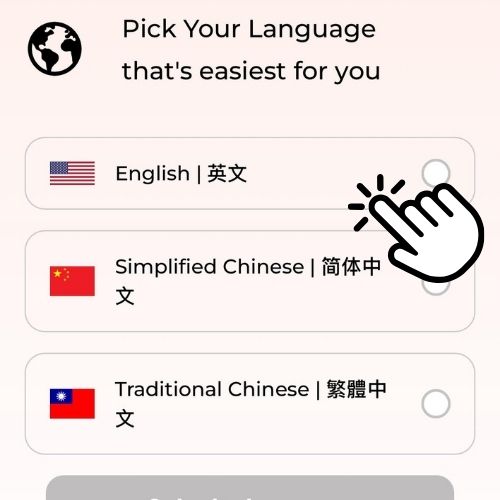 Step 5: Choose Languange