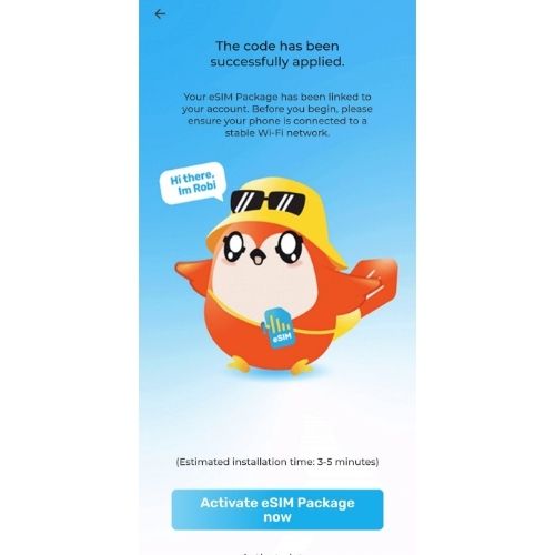 Step 8: Activate Package